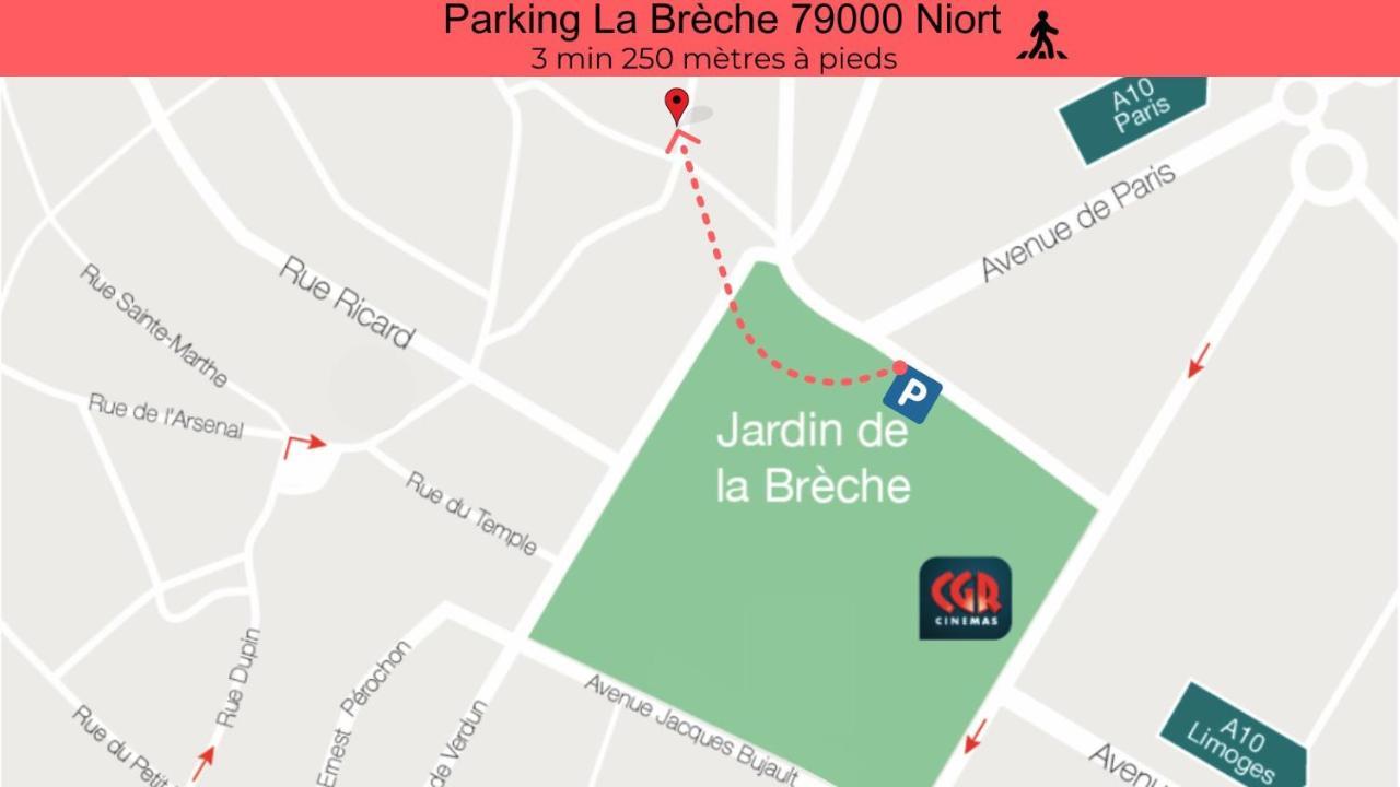 Niort - Hyper-Centre - Appartements En Duplex Ou Triplex - Wifi Fibre - Nouveau Bagian luar foto